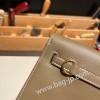 エトゥープ18 /Étoupe Grey ゴールド金具  kellydanse-055 全手縫い エルメス ケリーダンス Kelly Dance swift スイフト 