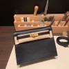 ブラック89 /Black シルバー金具  kellydanse-057 全手縫い エルメス ケリーダンス Kelly Dance swift スイフト 