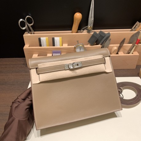 ベージュドゥワイマール D0 /Beige de Weimar シルバー金具  kellydanse-060 全手縫い エルメス ケリーダンス Kelly Dance swift スイフト 