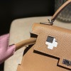 picto0M/Chai シルバー金具 全手縫い エルメス ケリードールピクトKelly dole 