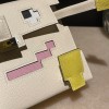 pictoI2 /Nata シルバー金具 全手縫い エルメス ケリードールピクトKelly dole 