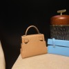 picto0M/Chai シルバー金具 全手縫い エルメス ケリードールピクトKelly dole 