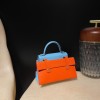 エルメス ケリードールピクトdole picto 7N/ Celeste シルバー金具 全手縫い  エルメス ケリードールピクトKelly  dole 