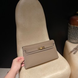 エルメス ショルダーバッグ レディース HERMES ケリー エラン Elan  マダム Madame マダム Madame 18/Étoupe Greyエトゥープ kellyelan-004 全手縫い