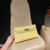 1Z/Jaune Poussin  ジョーヌプッサン シェブルミゾル Chevre エルメス ショルダーバッグ レディース HERMES ケリー エラン Elan 