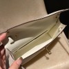 エルメス ショルダーバッグ レディース HERMES ケリー エラン Elan  シェブルミゾルChevre シェブルミゾルChevre 10/Craie クレ kellyelan-025 全手縫い