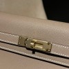 エルメス ショルダーバッグ レディース HERMES ケリー エラン Elan  マダム Madame マダム Madame 18/Étoupe Grey (Étoupe)  エトゥープ kellyelan-030 全手縫い