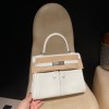 エルメス ケリーラキ 28 ケリーバッグ 2WAYバッグ スイフト swift スイフト swift 01/ Whiteホワイト& 3Q/ Rose Sakura ローズサクラ kellylakis-001 全手縫い