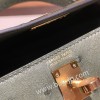 エルメスケリーミニ Kelly bag miniMini Kelly New stock  オーストリッチ ostrich カノピ V6/ /Canope & ヴェールマキ G8 /Vert Maquis ゴールド金具 kellymini-024 全手縫い