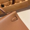 エルメスケリーミニ Kelly bag miniMini Kelly New stock  シェブルミゾル  Chevre 2J Quebracho ゴールド金具 kellymini-030 全手縫い