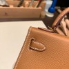ヴォーエプソン Epsom ゴールド 37 /Gold ゴールド金具 kellymini-041 全手縫い  エルメスケリーミニ Kelly bag miniMini Kelly  New stock 