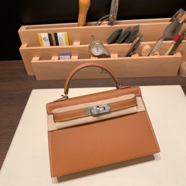ヴォーエプソン Epsom ゴールド 37 /Gold ゴールド金具 kellymini-042 全手縫い  エルメスケリーミニ Kelly bag miniMini Kelly  New stock 
