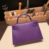 ヴォーエプソン Epsom クロッカス 9W/ Crocus ゴールド金具 kellymini-044 全手縫い  エルメスケリーミニ Kelly bag miniMini Kelly  New stock 