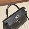 ヴォーエプソン Epsom ブラック 89/ Black (Noir) ゴールド金具 kellymini-045 全手縫い  エルメスケリーミニ Kelly bag miniMini Kelly  New stock 