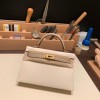 ヴォーエプソン Epsom クレ10 /Craie & トレンチ S2 /Trench ゴールド金具 kellymini-056 全手縫い  エルメスケリーミニ Kelly bag miniMini Kelly  New stock 