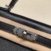 エルメスケリーミニ Kelly bag miniMini Kelly New stock  ヴォーエプソン Epsom ブラック 89 /Black (Noir) シルバー金具 kellymini-064 全手縫い