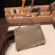 エルメスケリーミニ Kelly bag miniMini Kelly New stock  ヴォーエプソン Epsom エトゥープ 18/Étoupe Grey ゴールド金具 kellymini-088 全手縫い