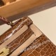 エルメスケリーミニ Kelly bag miniMini Kelly New stock  Alligateor crocodile  タバックキャメル 24/Tabac Camel ゴールド金具 kellymini-104 全手縫い