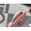 エルメスケリーミニ Kelly mini 20 ゴールド金具   1Q/ Rose Confetti  ローズコンフェッティ& 10 /Craie  クレ  ヴォーエプソン Epsom  全手縫い
