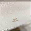 エルメス ポシェットケリー kelly pochette  Epsom ヴォーエプソン ホワイト 01 /White (Blanc) ゴールド金具 Pochette--011 全手縫い