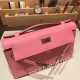 エルメス ポシェットケリー kelly pochette  Epsom ヴォーエプソン ローズコンフェッティ 1Q/Rose Confetti  ローズゴールド金具 Pochette--013 全手縫い