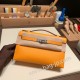 エルメス ポシェットケリー kelly pochette  Epsom ヴォーエプソン ソレイユ 9H/Soleil ゴールド金具 Pochette--017 全手縫い