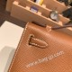 エルメス ポシェットケリー kelly pochette  Epsom ヴォーエプソン ゴールド 37 /Gold ゴールド金具 Pochette--019 全手縫い