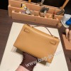 エルメス ポシェットケリー kelly pochette  swift スイフト チャイ0M/Chai ゴールド金具 Pochette--037 全手縫い
