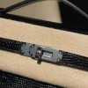 リザード エルメス ポシェットケリー kelly pochette  89 /Black (Noir) ブラック