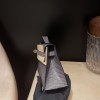 リザード エルメス ポシェットケリー kelly pochette  84 Gris Fonce