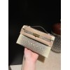 リザード エルメス ポシェットケリー kelly pochette 1B/Ombre    オンブレ