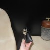 リザード エルメス ポシェットケリー kelly pochette  89/Black (Noir) ブラック
