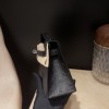 オーストリッチ エルメス ポシェットケリー kelly pochette  89/Black (Noir) ブラック
