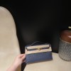 オーストリッチ エルメス ポシェットケリー kelly pochette 73/Blue Saphir  ブルーサフィール