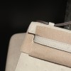 オーストリッチ エルメス ポシェットケリー kelly pochette  3C/Parchemin  パルシュマン