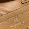 ケリーロング トゥー・ゴー Kelly to go  ヴォーエプソン epsom  37 /Gold ゴールド シルバー金具  kellyto-002 全手縫い