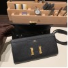 ケリーロング トゥー・ゴー Kelly to go  ヴォーエプソン epsom  89/Black (Noir) ブラック ゴールド金具   kellyto-024 全手縫い