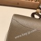 ケリーロング トゥー・ゴー Kelly to go  ヴォーエプソン epsom  18/Étoupe Grey (Étoupe)  エトゥープ シルバー金具  kellyto-026 全手縫い