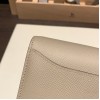 ケリーロング トゥー・ゴー Kelly to go  ヴォーエプソン epsom  81/Gris Tourterelle トゥルティエールグレー シルバー金具  kellyto-033 全手縫い