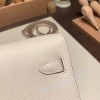 ケリーロング トゥー・ゴー Kelly to go  ヴォーエプソン epsom  10/Craie  クレ シルバー金具  kellyto-051 全手縫い
