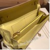 ケリーロング トゥー・ゴー Kelly to go  ヴォーエプソン epsom  9R/Lime ライム ゴールド金具   kellyto-053 全手縫い