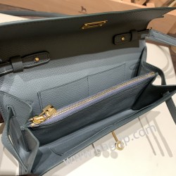 ケリーロング トゥー・ゴー Kelly to go  ヴォーエプソン epsom  63/Vert Amande  ヴェールアマンド ゴールド金具   kellyto-063 全手縫い