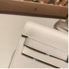 ケリーロング トゥー・ゴー Kelly to go  ヴォーエプソン epsom  クレx ジョーヌプッサン 10/Craie & 1Z/Jaune Poussin  シルバー金具  kellyto-066 全手縫い