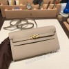 ケリーロング トゥー・ゴー Kelly to go  ヴォーエプソン epsom  81/Gris Tourterelle トゥルティエールグレー ゴールド金具   kellyto-070 全手縫い