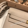 ケリーロング トゥー・ゴー Kelly to go  ヴォーエプソン epsom  81/Gris Tourterelle トゥルティエールグレー ゴールド金具   kellyto-070 全手縫い