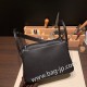 エルメス リンディ26 Clemence トリヨンクレマンス ブラック 89/ Black (Noir) シルバー金具 lindy26-011 全手縫い