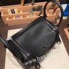 エルメス リンディ26 Clemence トリヨンクレマンス ブラック 89/ Black (Noir) シルバー金具 lindy26-011 全手縫い