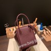 エルメス リンディ26 Clemence トリヨンクレマンス ルージュセリエ 0G /Rouge Sellier ゴールド金具 lindy26-016 全手縫い