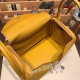 エルメス リンディ26 Clemence トリヨンクレマンス ジョーヌアンブル 9D /Jaune Ambre シルバー金具 lindy26-018 全手縫い