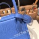 エルメス リンディ26 Clemence トリヨンクレマンス ブルーパラダイス 2T /Blue Paradise ゴールド金具 lindy26-036 全手縫い